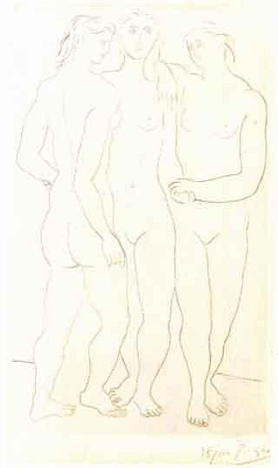 Les Trois Graces II by Pablo Picasso