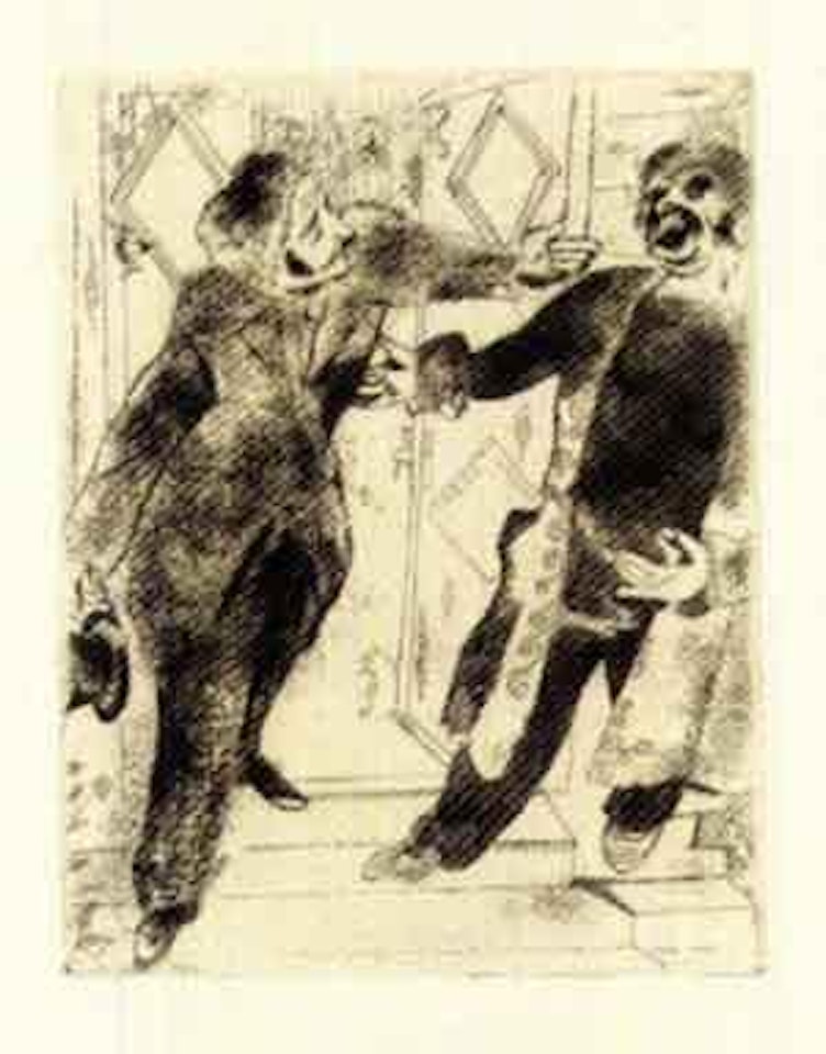 Gogol les ames mortes by Marc Chagall