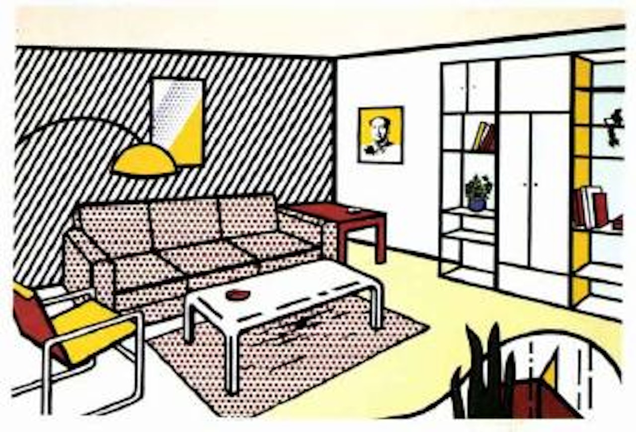 Modern room by Roy Lichtenstein