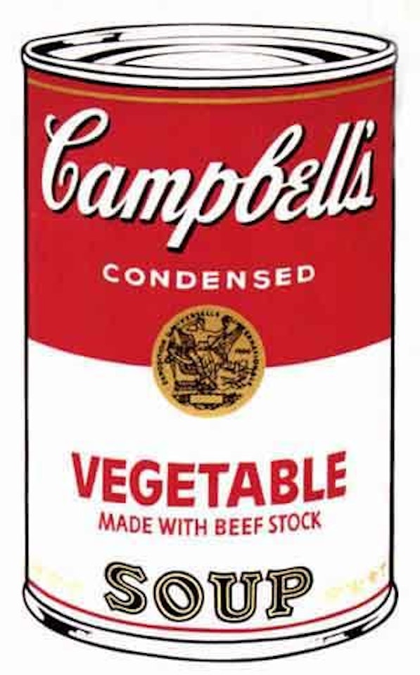 Campbell's Soup I, Vegetable by Andy Warhol