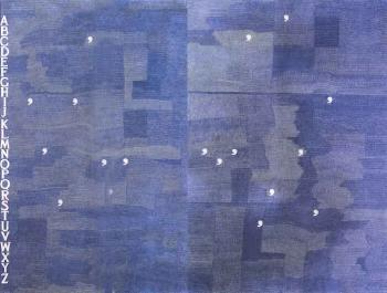 Unsure, careless by Alighiero Boetti