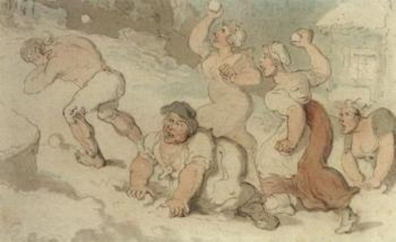 Winter frolics by Thomas Rowlandson