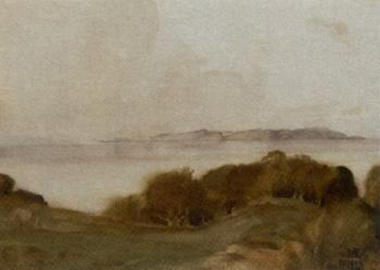 Loch Lomond from the golf course by William Russell Flint