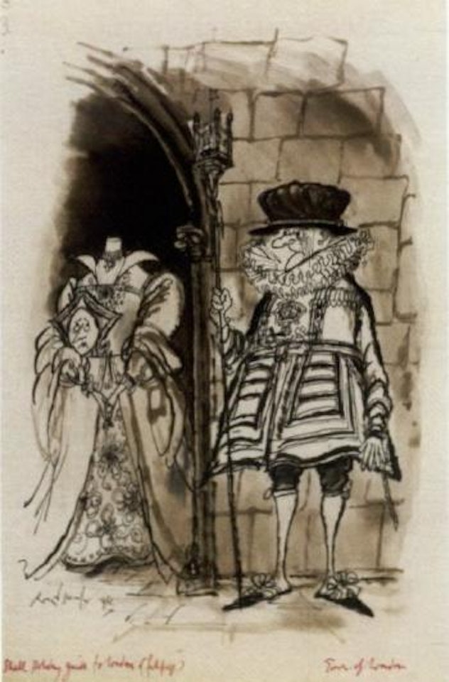 Tower of London by Ronald Searle
