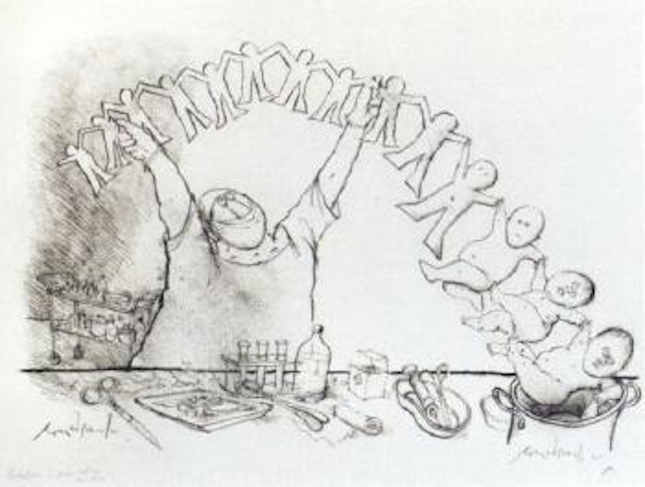 Evolution by Ronald Searle