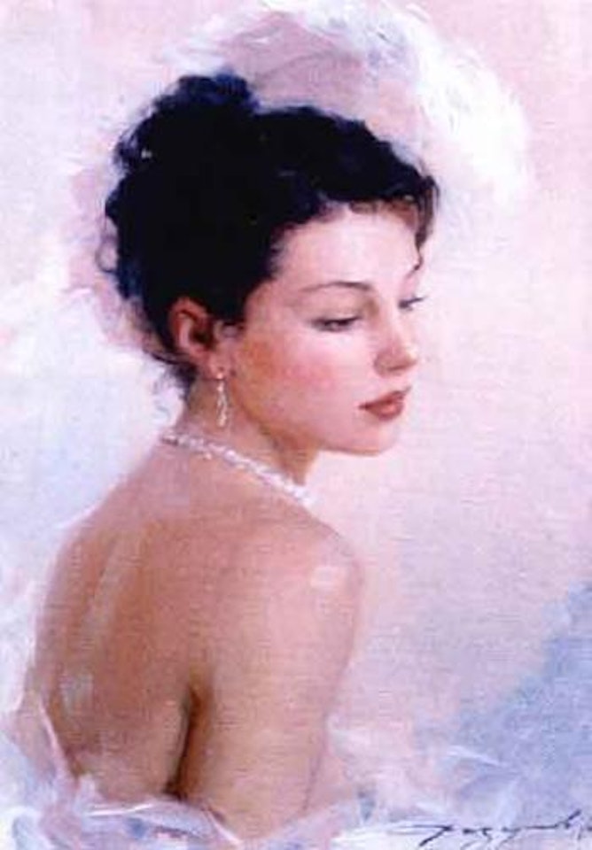 Portrait in profile by Constantin Razoumov