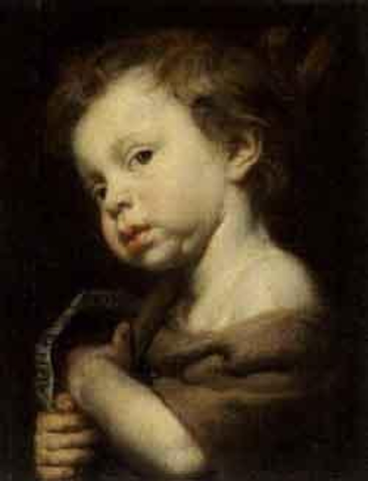 Head of the Infant Baptist by Peter Paul Rubens