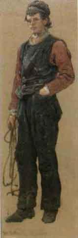 Young man with straps by Anders Monsen Askevold