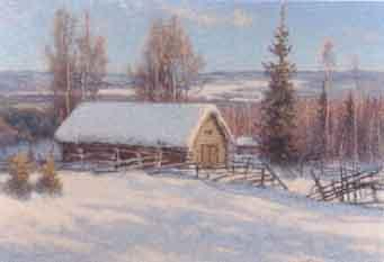 Landscape from Gasenberg's huts in Grangarde by Anshelm Schultzberg