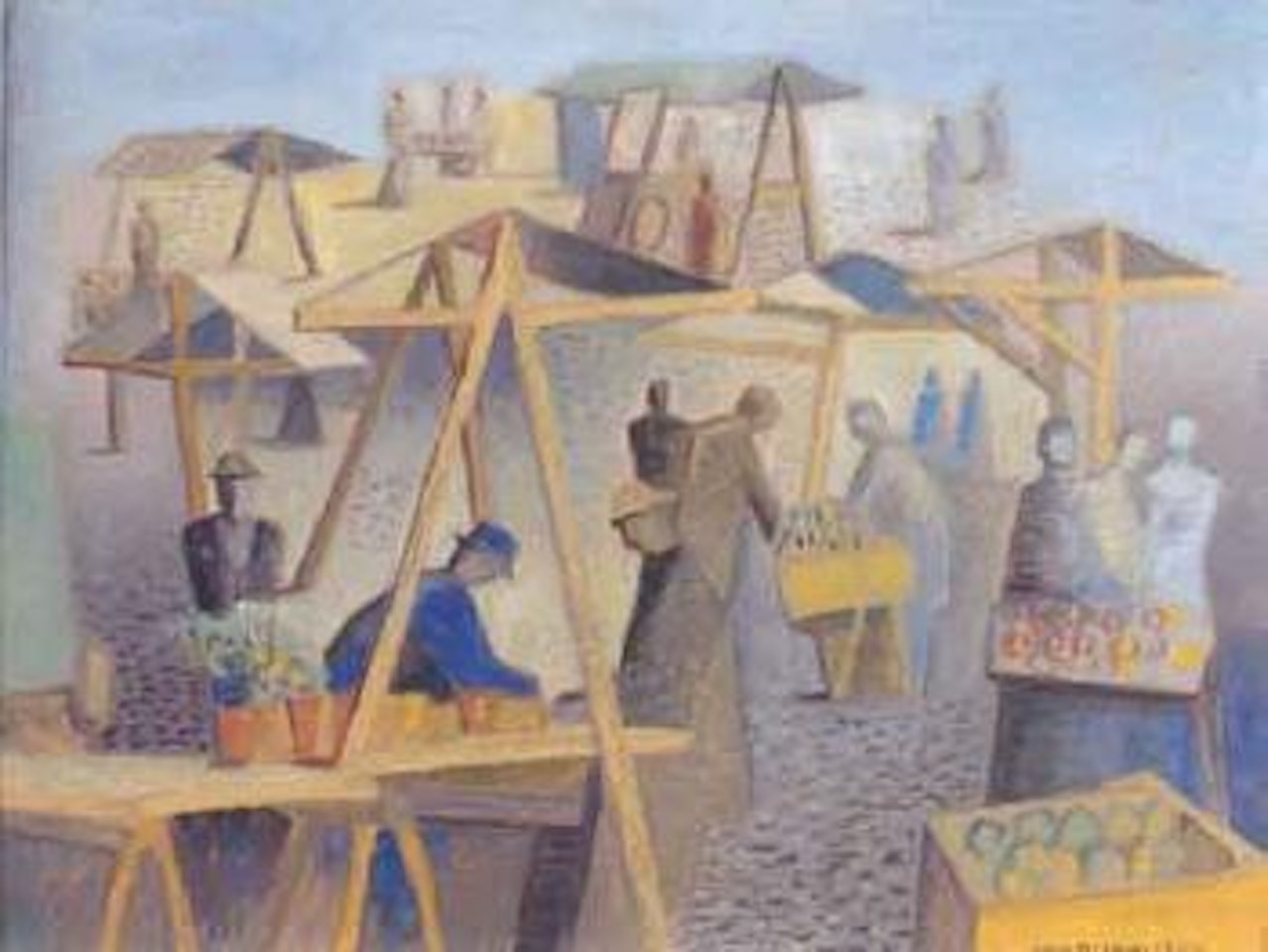 Market scene by Erik Olson
