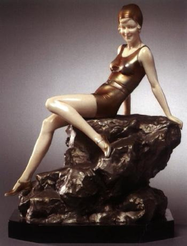Bather with cap by Ferdinand Preiss