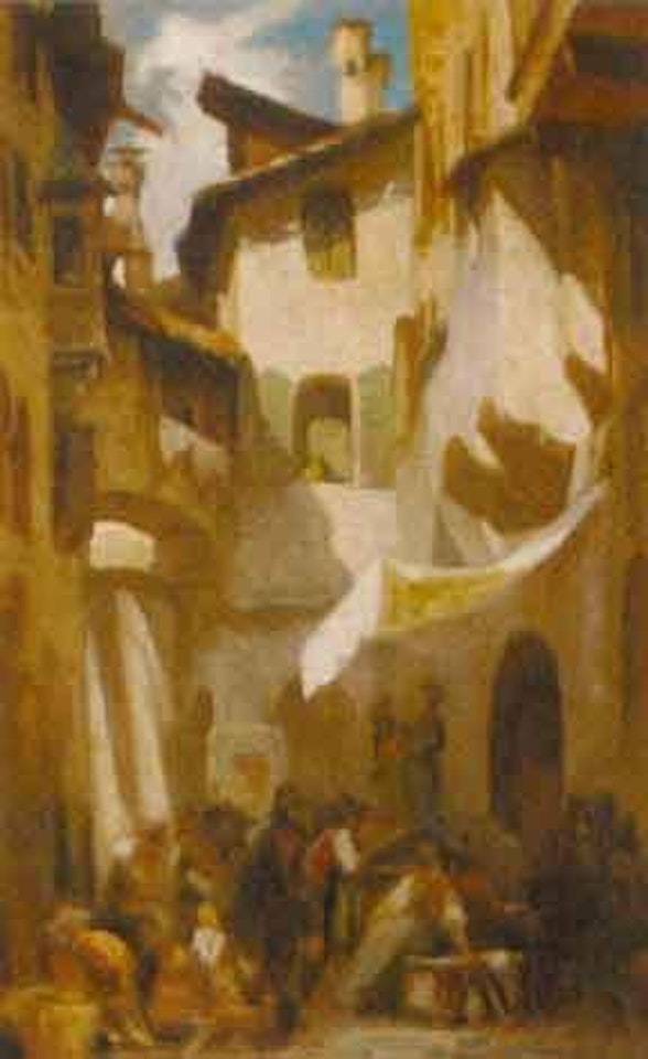 Tiroler Gasse by Franz von Defregger