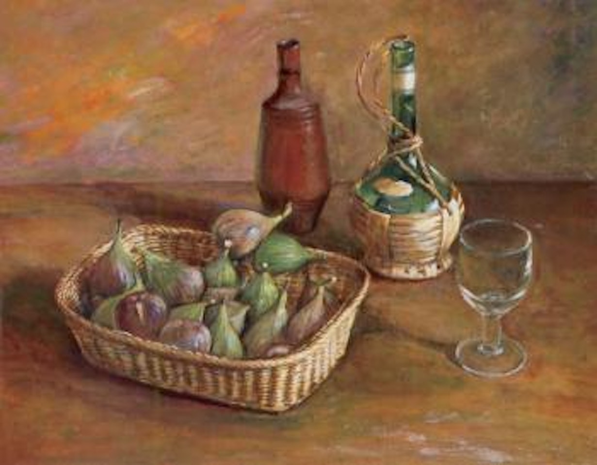 Still life with figs, Milton, NSW by Margaret Hannah Olley