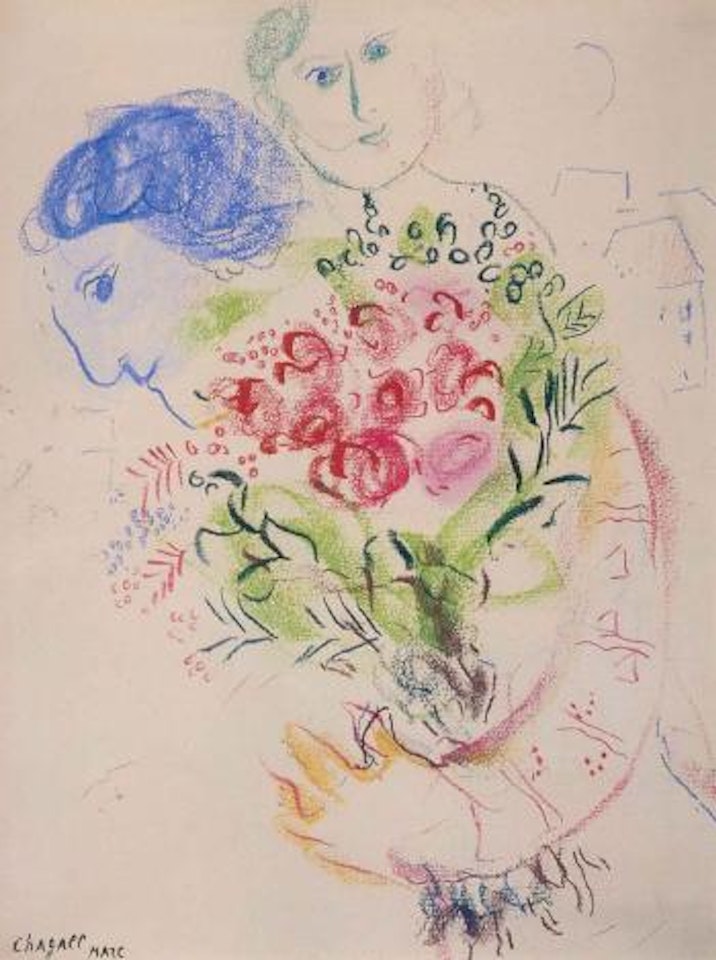 Bouquet des Amoureux by Marc Chagall