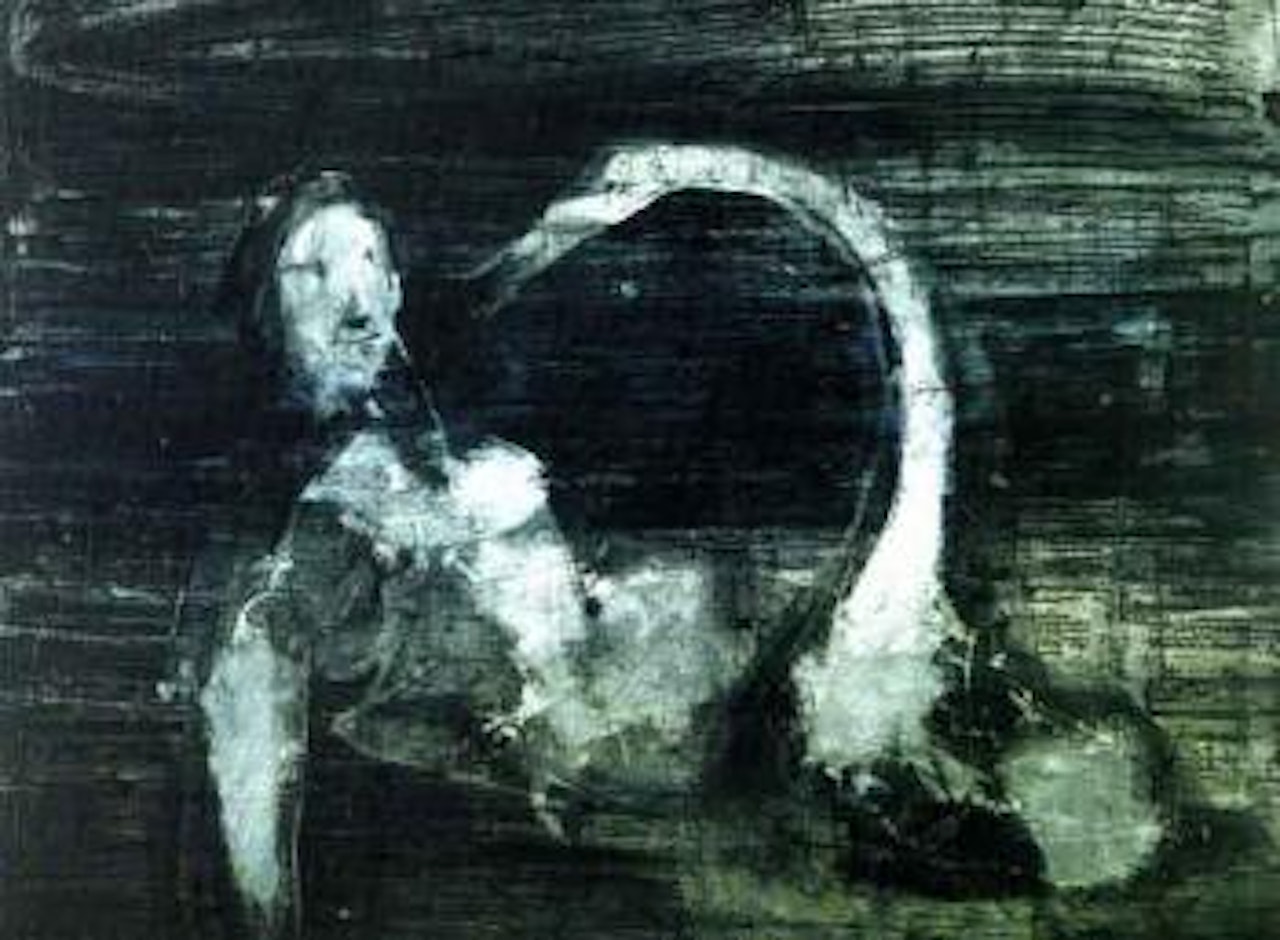 Leda and the swan by Sidney Nolan