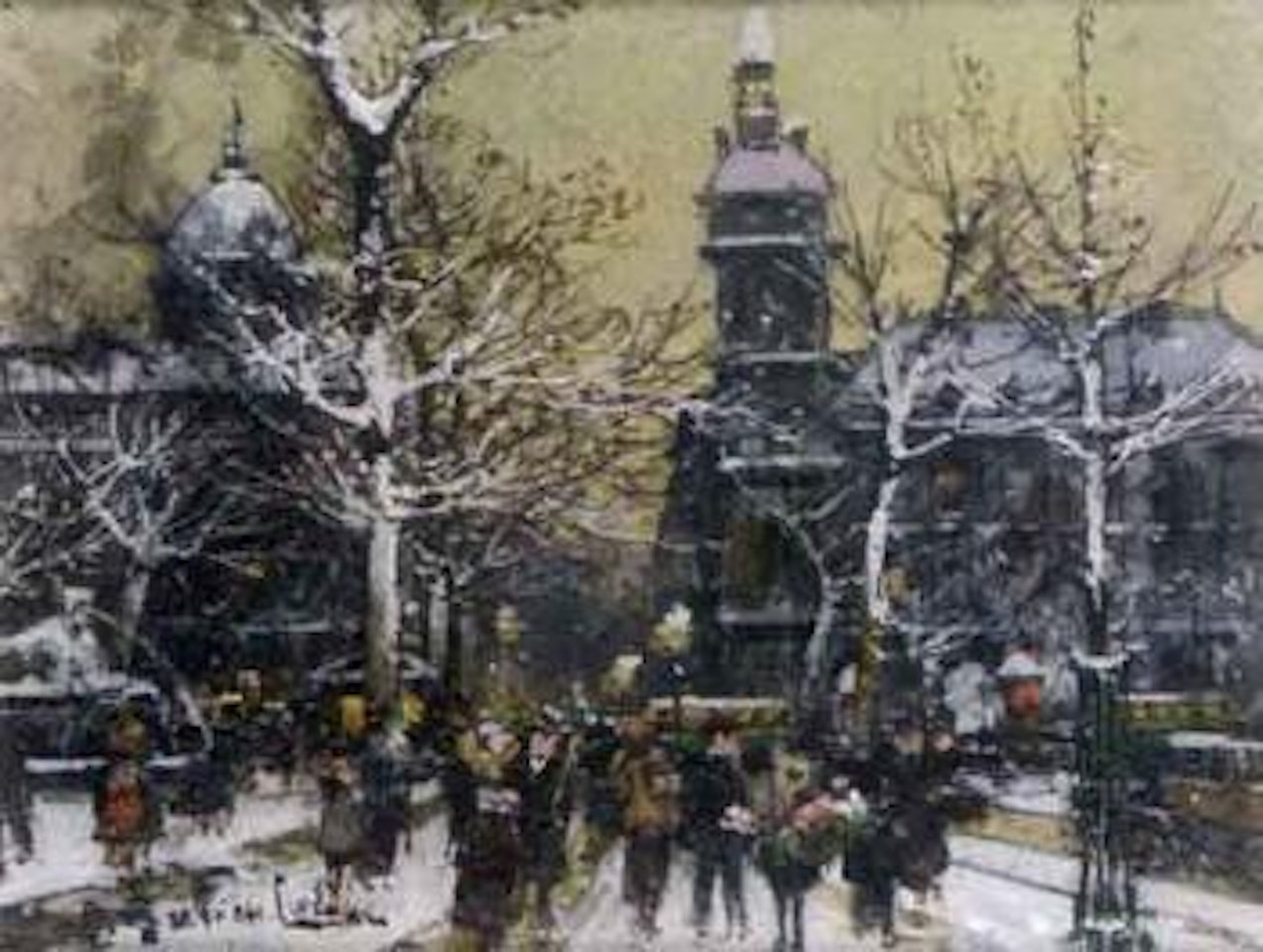 Vue de Chatelet by Eugene Galien-Laloue