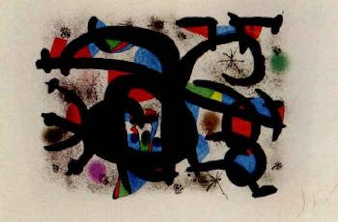 Le calin Catalan by Joan Miró
