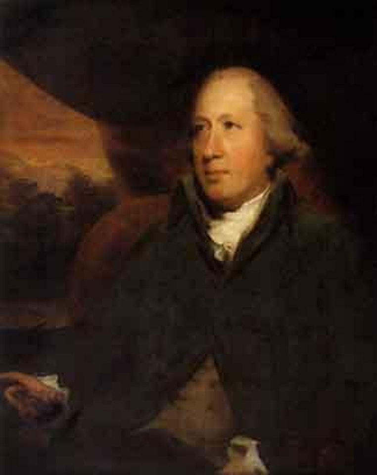 Rev John Home by a window by Henry Raeburn