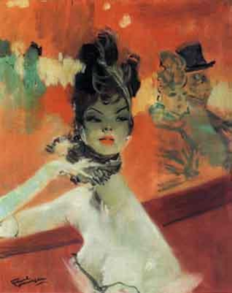 Elegante au Casino de Paris by Jean Gabriel Domergue