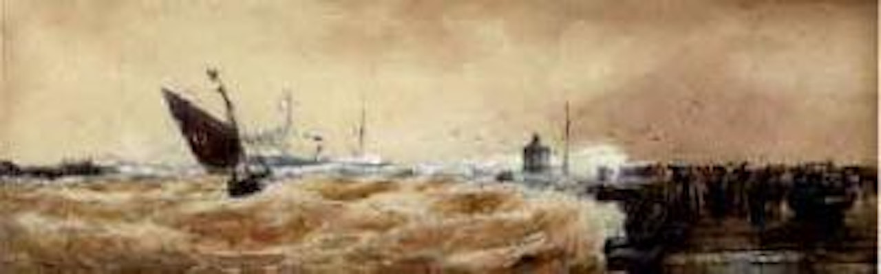 Gorleston Pier by Thomas Bush Hardy