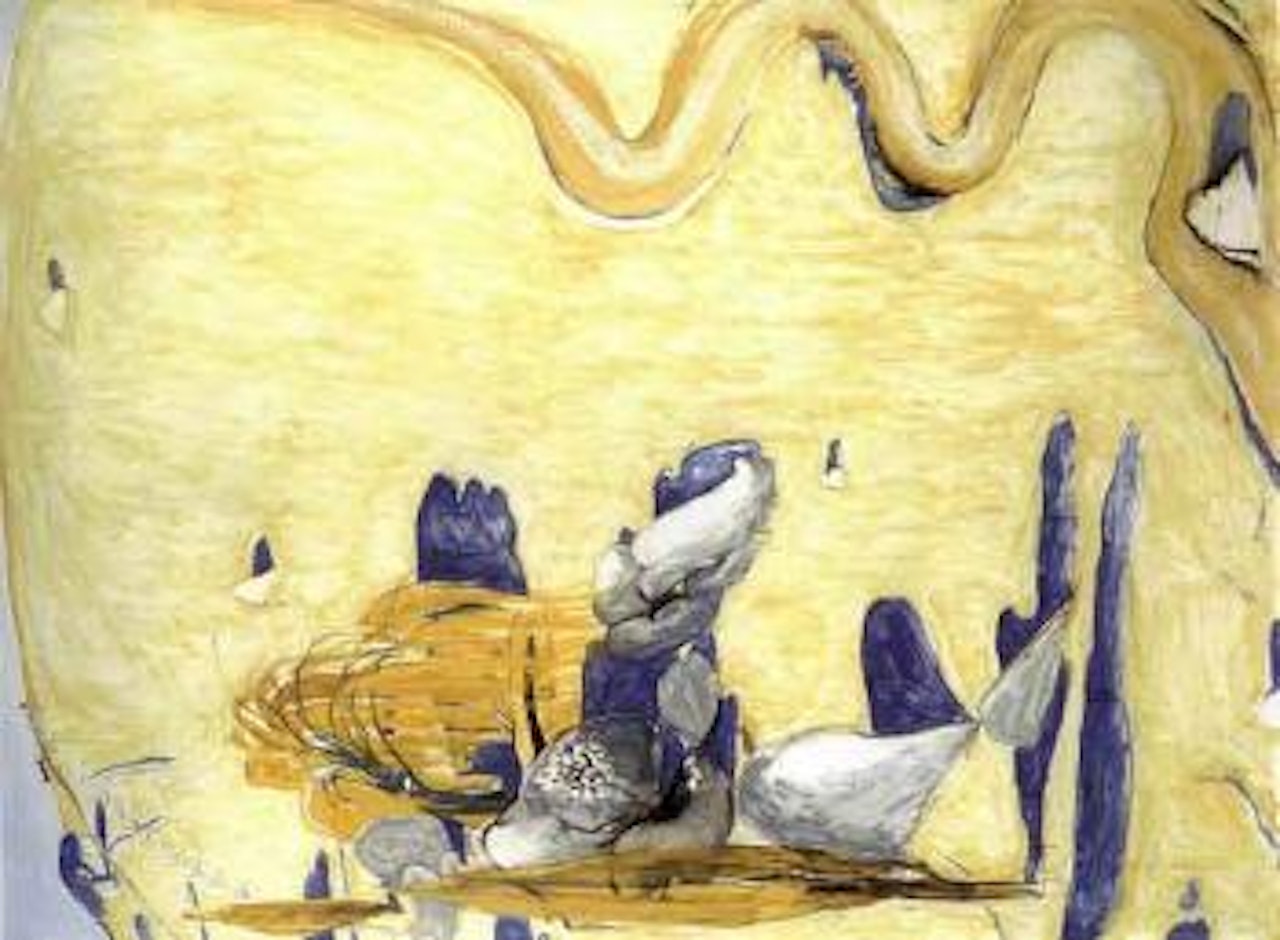 Paddock - early morning by Brett Whiteley