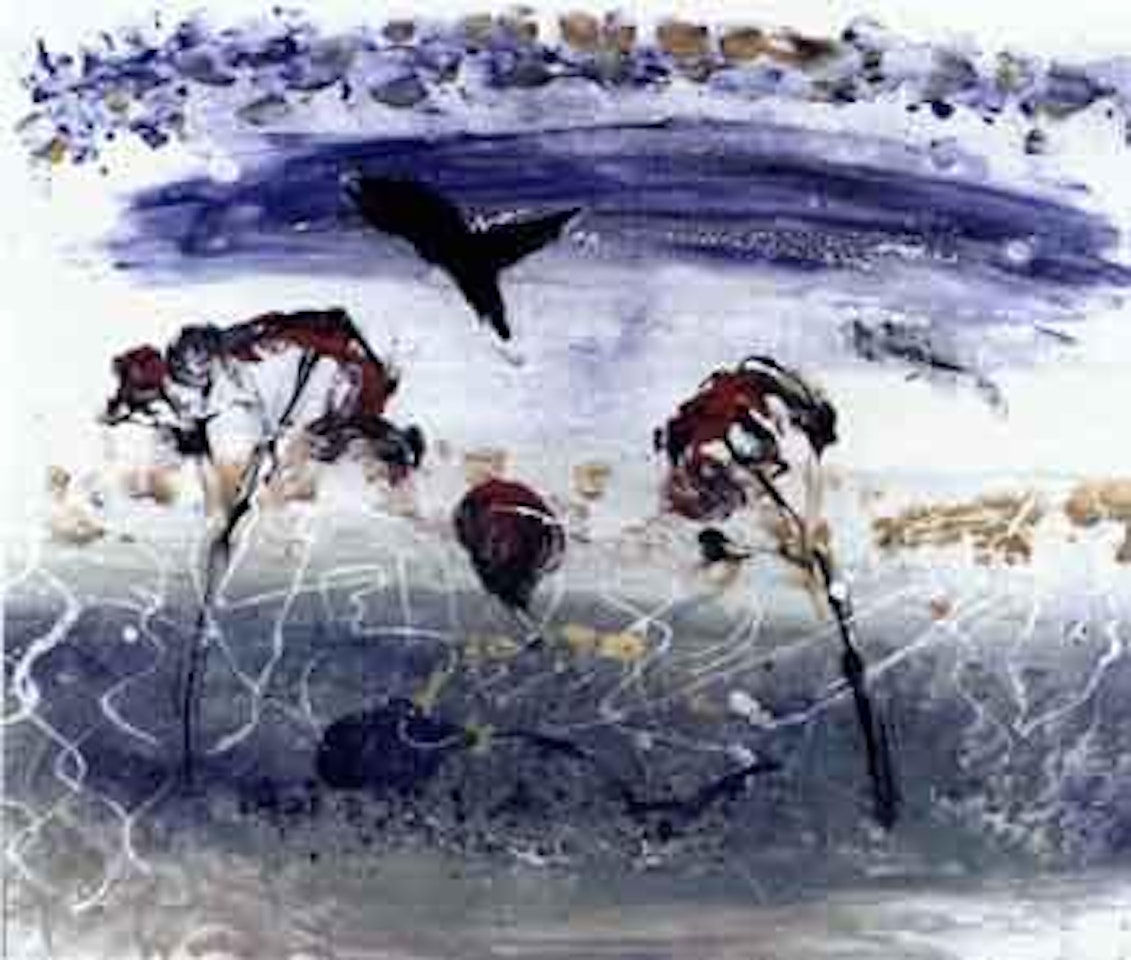Landscape with crow by Arthur Merric Bloomfield Boyd