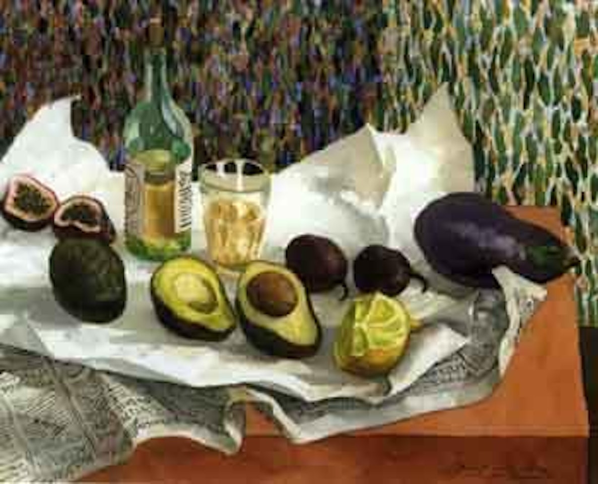 Fruit and wine by Donald Stuart Leslie Friend