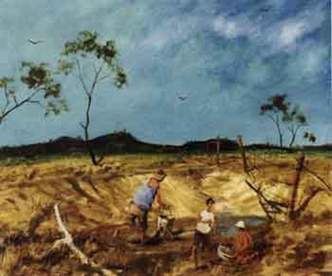 Yabbie catchers, Western Queensland by Hugh Sawrey