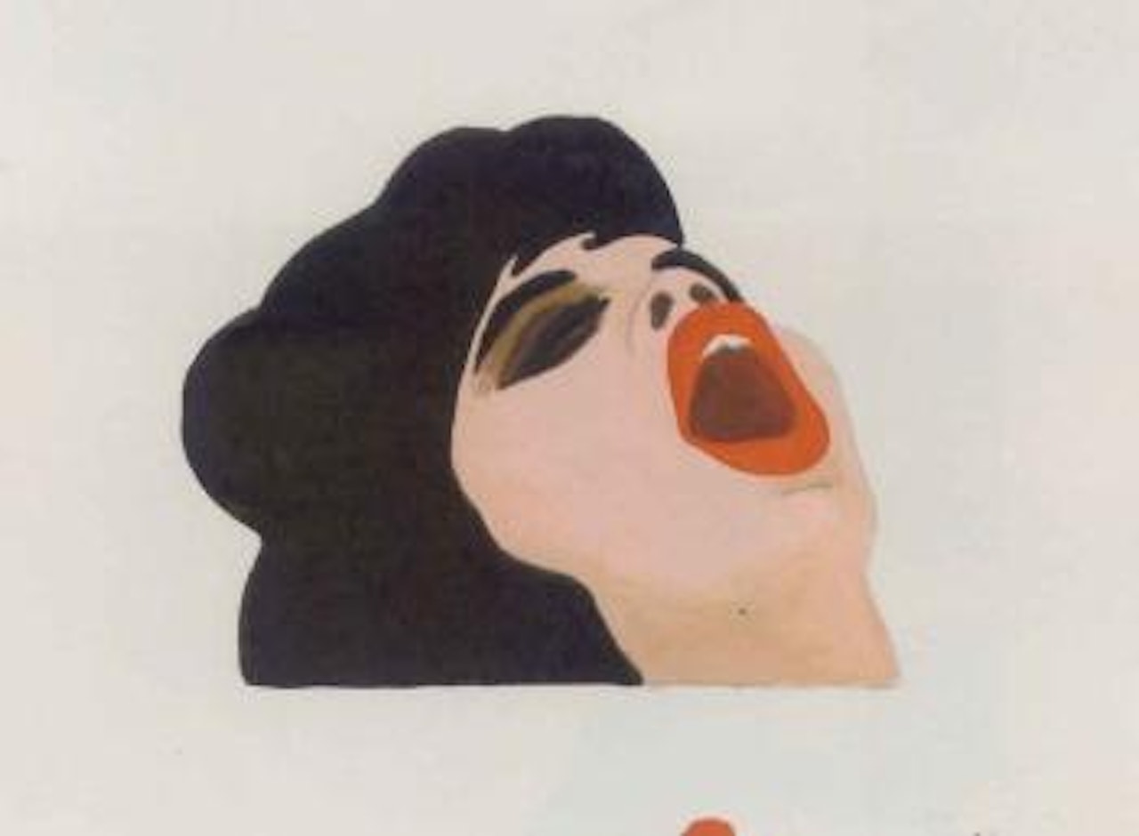 Study for first face by Tom Wesselmann