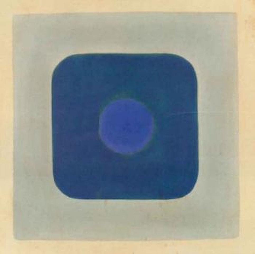 Blue moon by Kenneth Noland