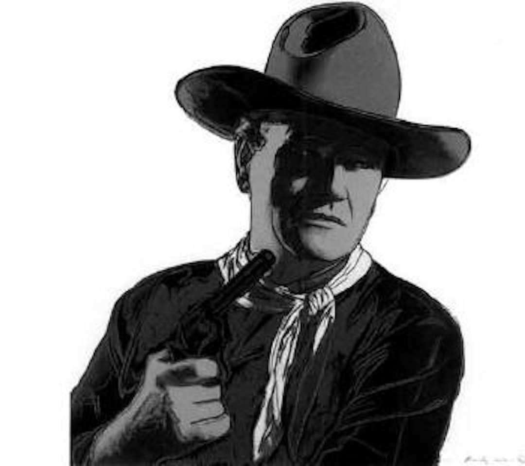 John Wayne by Andy Warhol