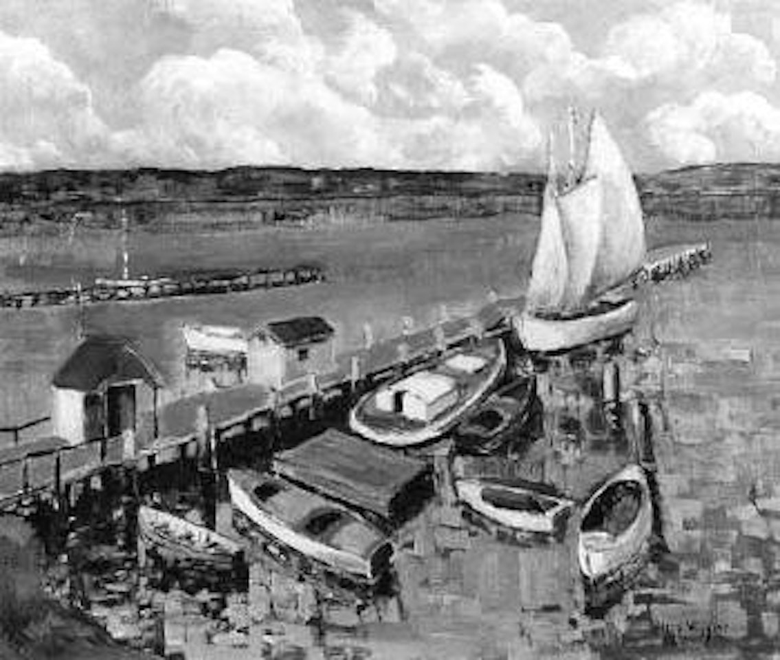 Wharf by Guy Carleton Wiggins