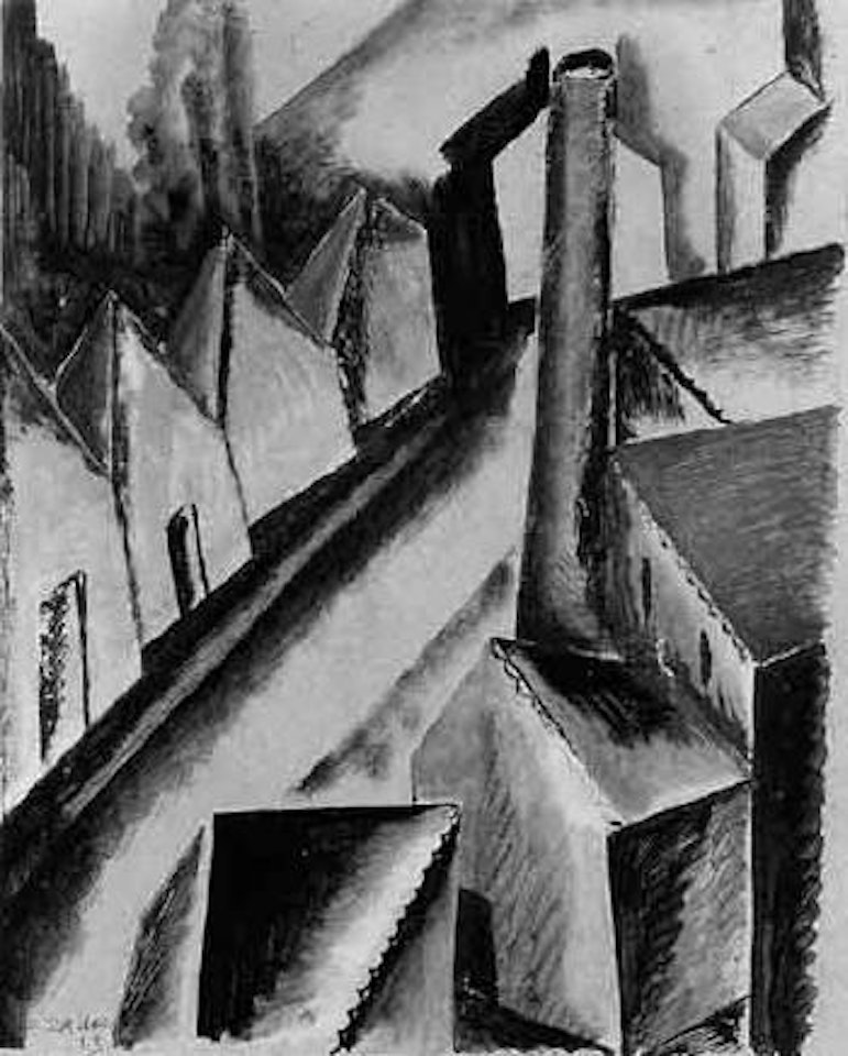 Factory view by Ossip Zadkine