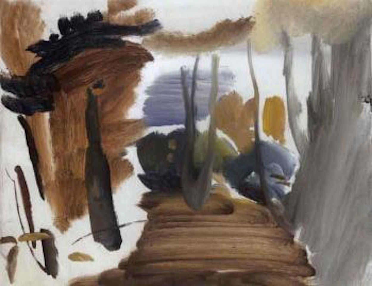 Autumn path by Ivon Hitchens