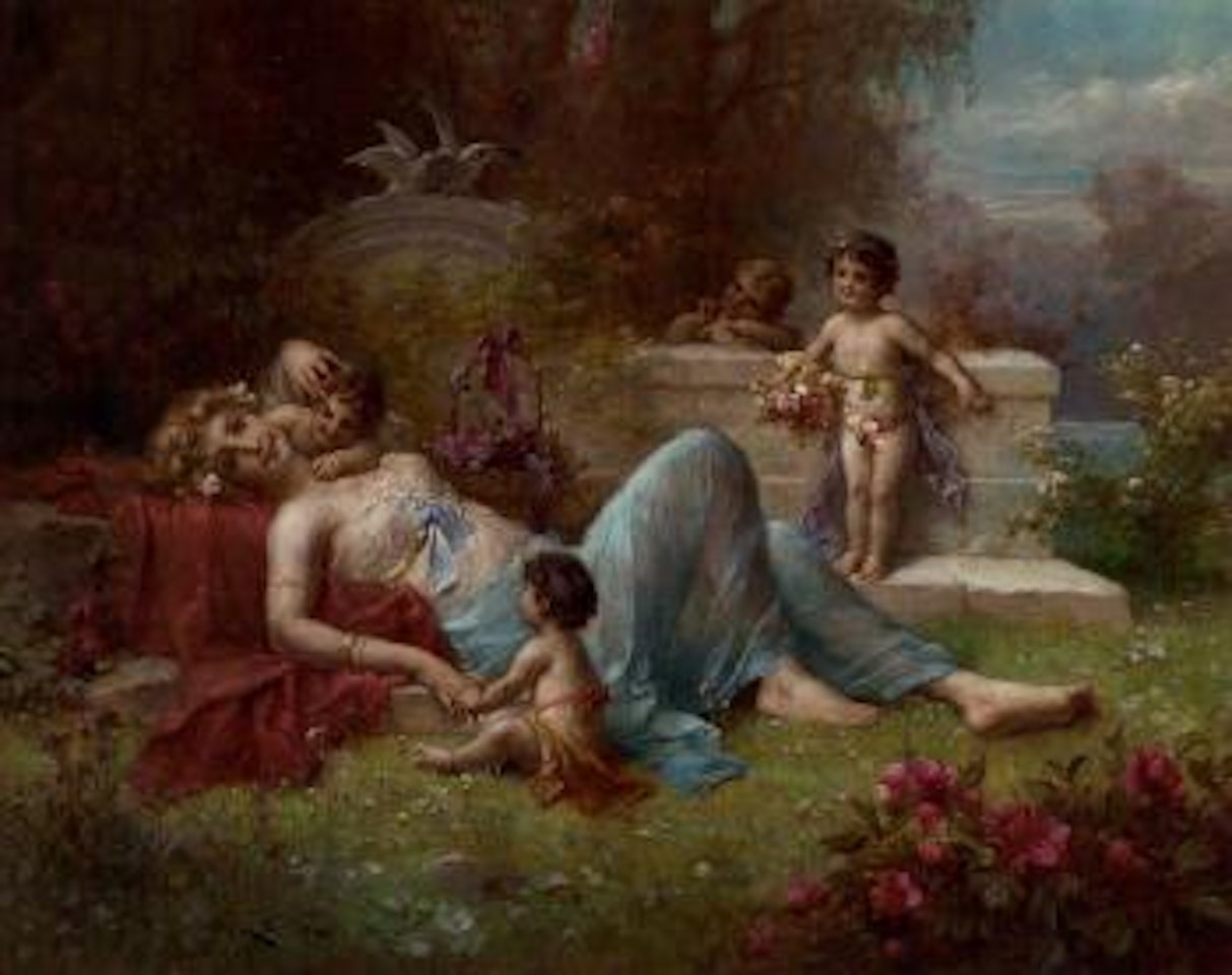 An allegory of love by Hans Zatzka