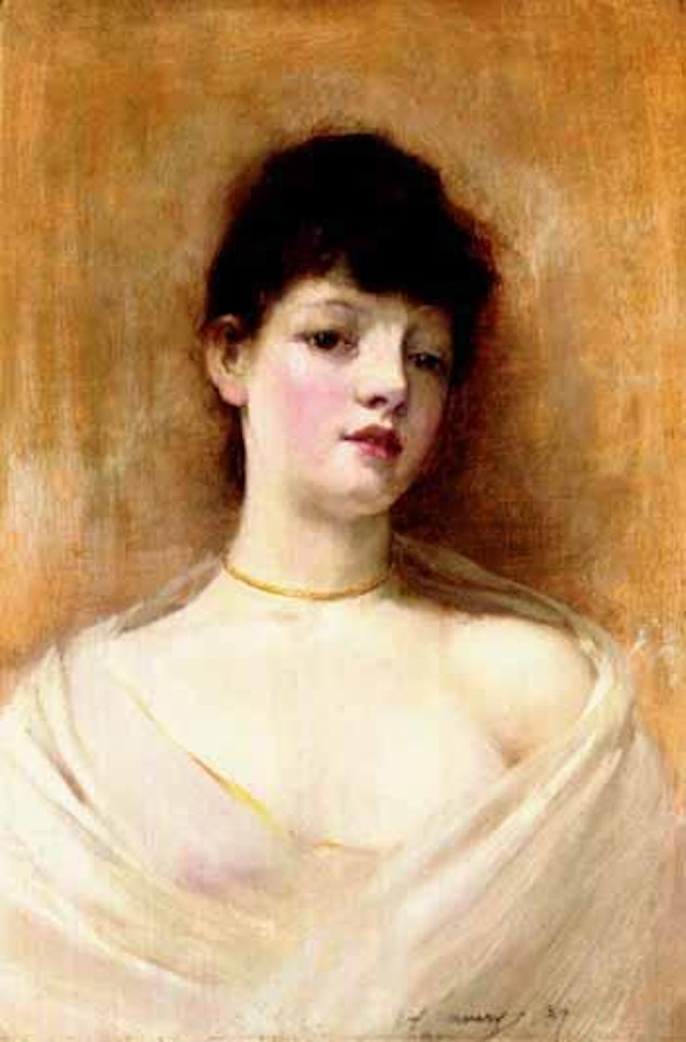 Head of a girl by John Lavery