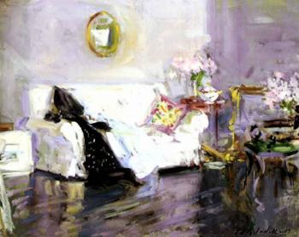 White sofa by Francis Campbell Boileau Cadell