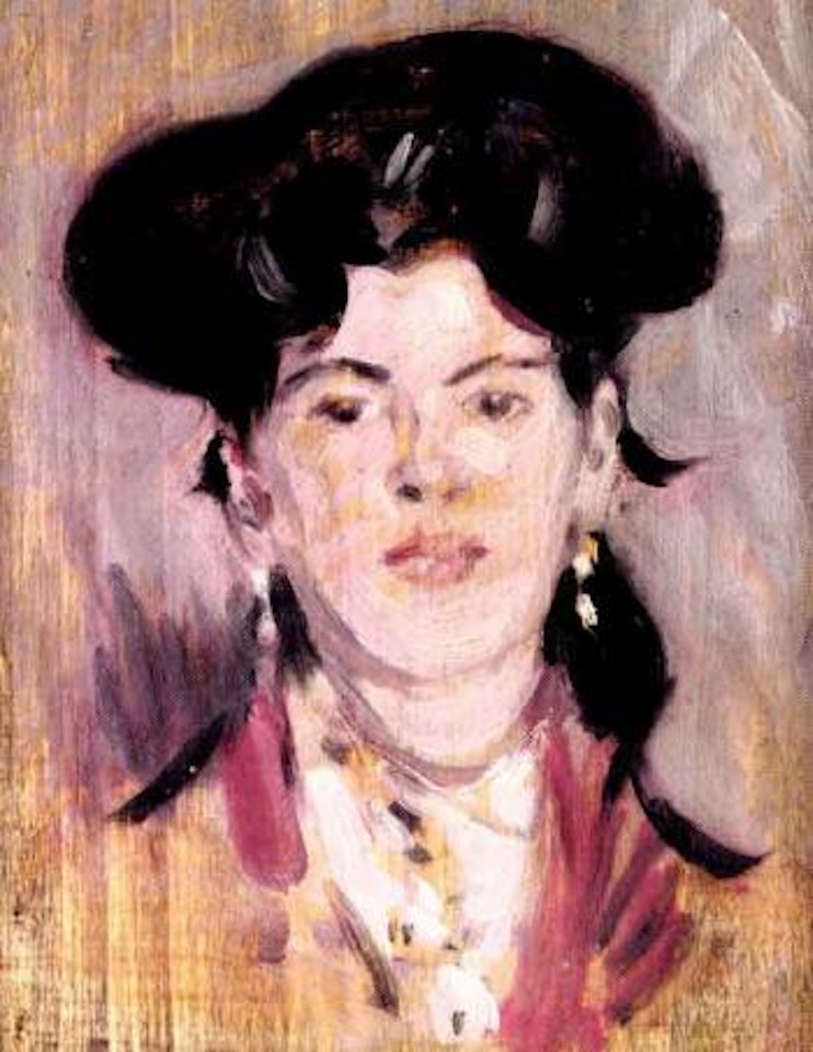 Girl with earrings, portrait of Jean Maconochie by John Duncan Fergusson