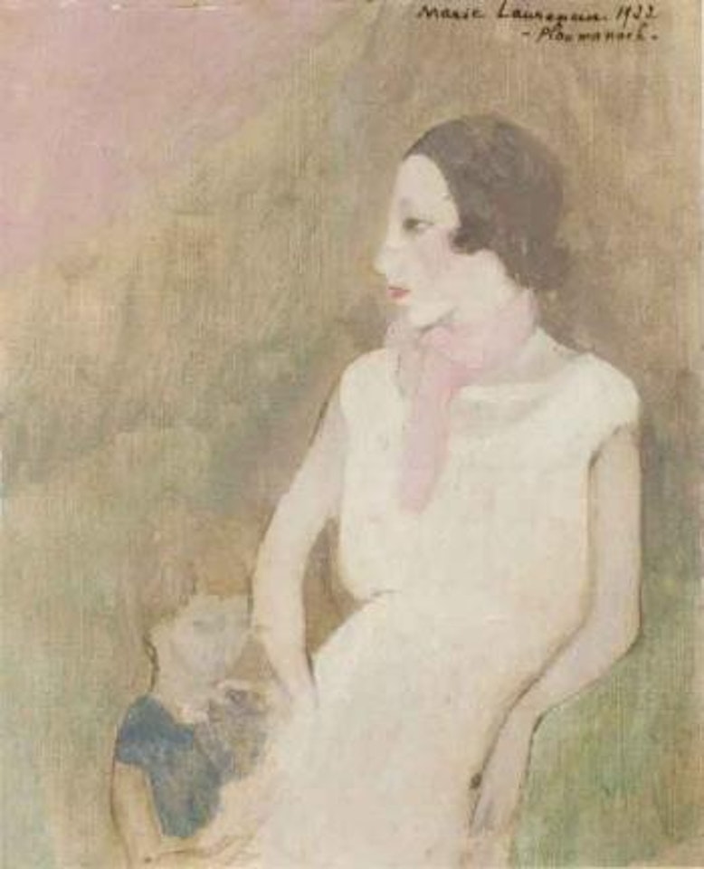 Nicole Groult et sa fille Benoite by Marie Laurencin