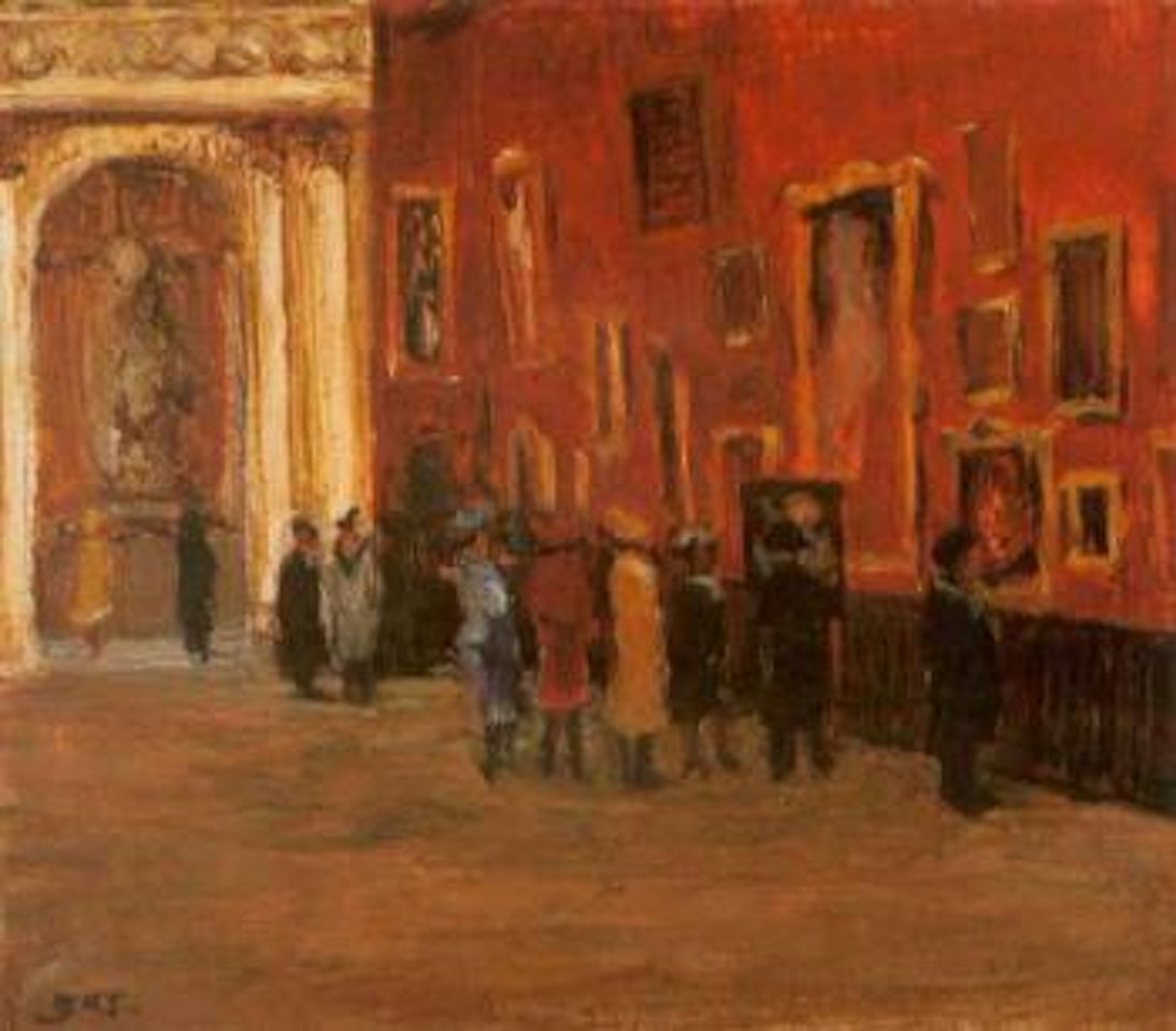 Au Louvre by Georges d’Espagnat