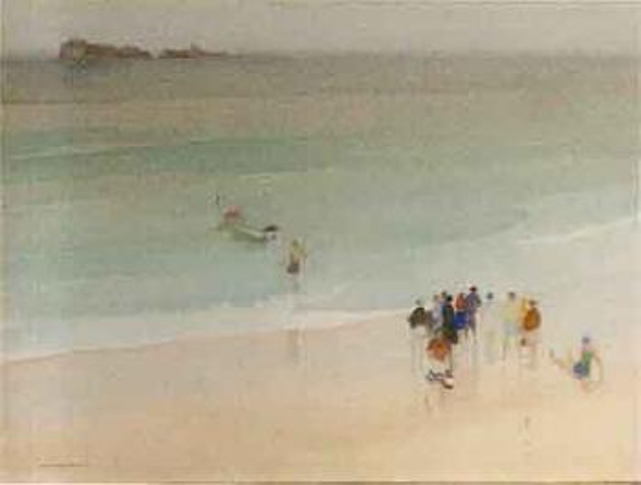 Boat adrift by William Russell Flint