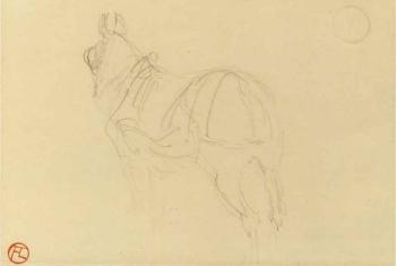 Cheval. Etudes by Henri de Toulouse-Lautrec