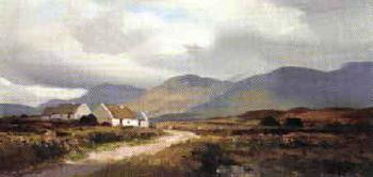In the Maam Valley, Co. Galway by Maurice Canning Wilks