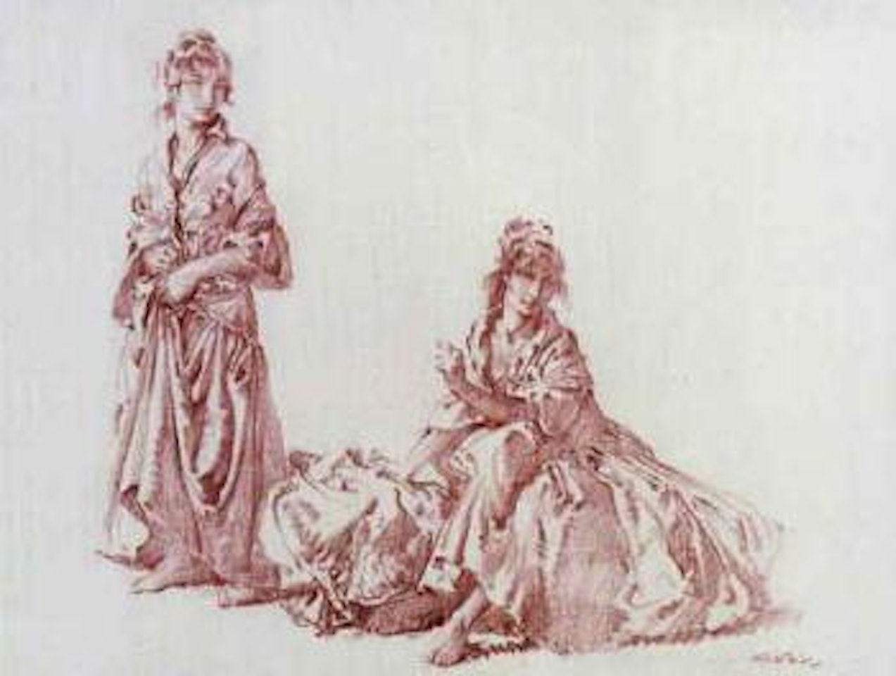 Ruth and Naomi by William Russell Flint