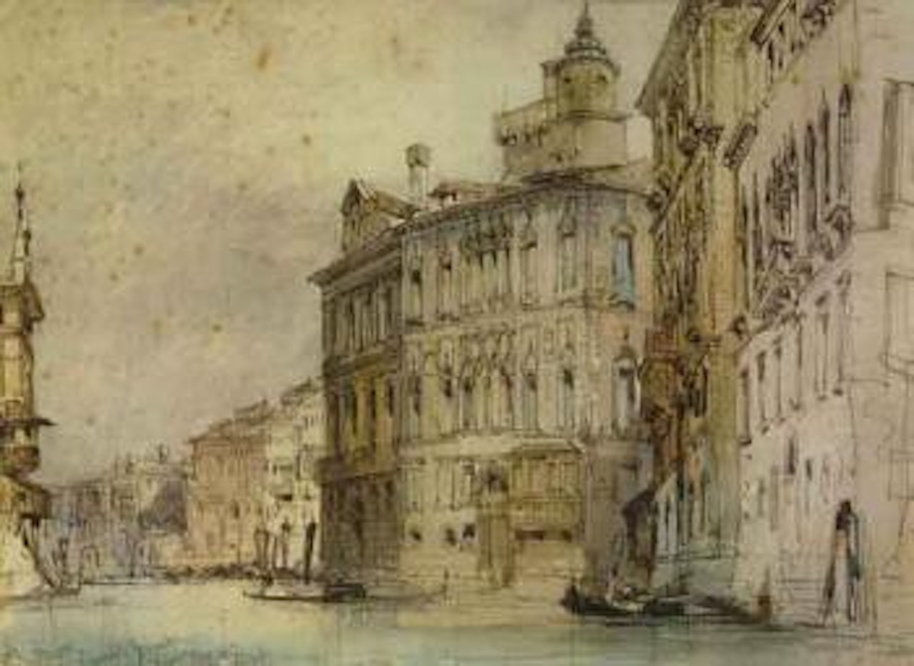 Contarini Palace, Grand Canal Venice by William Callow