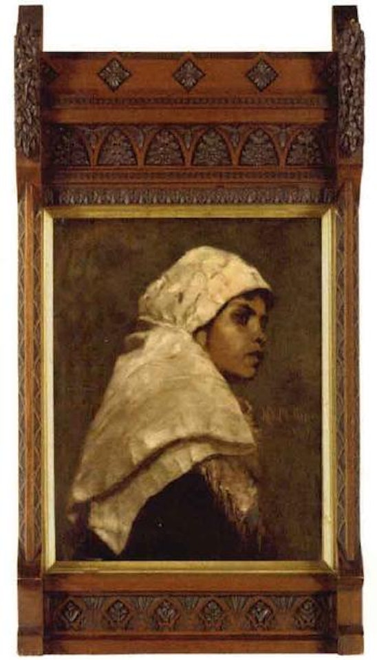 Dark eyed girl by M V Phillips
