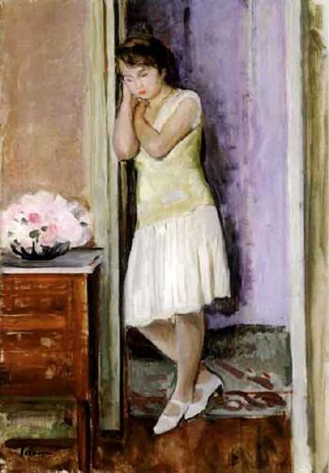 Jeune femme dans un interieur by Henri Lebasque