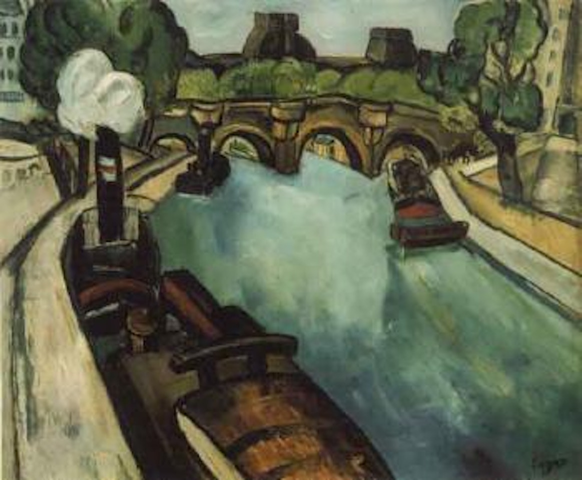 The Seine in Paris by Celso Lagar