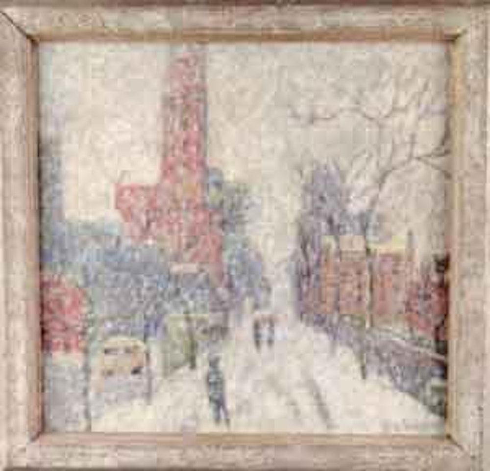 New York city street scene by Guy Carleton Wiggins