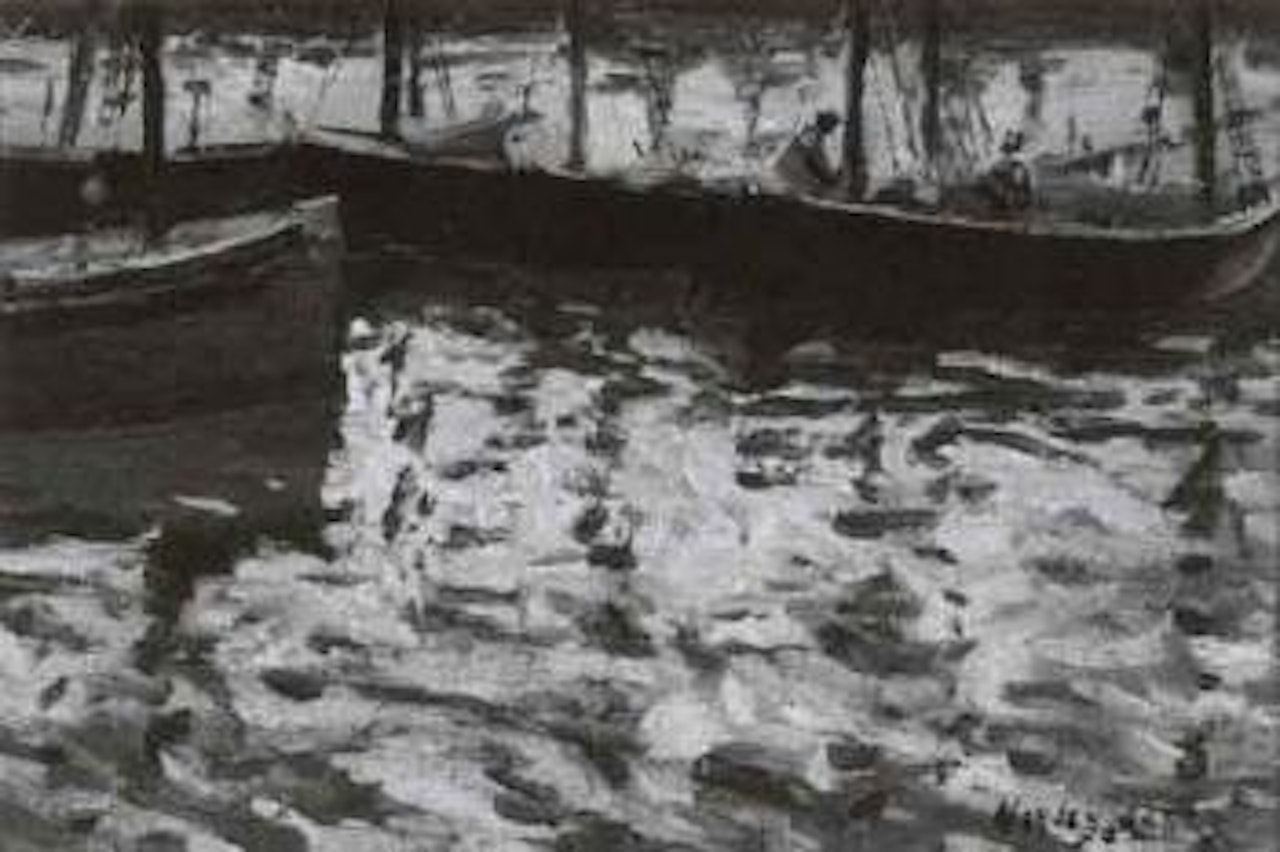 Dusk on the river Exe by Hayley Lever